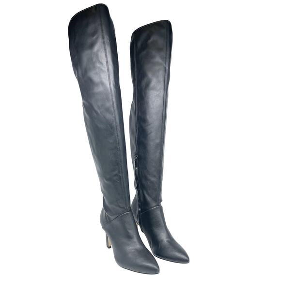 Sarto by Franco Sarto Women's Callie 2 Over The Knee Boots Black Size 7.5 M - Picture 1 of 15